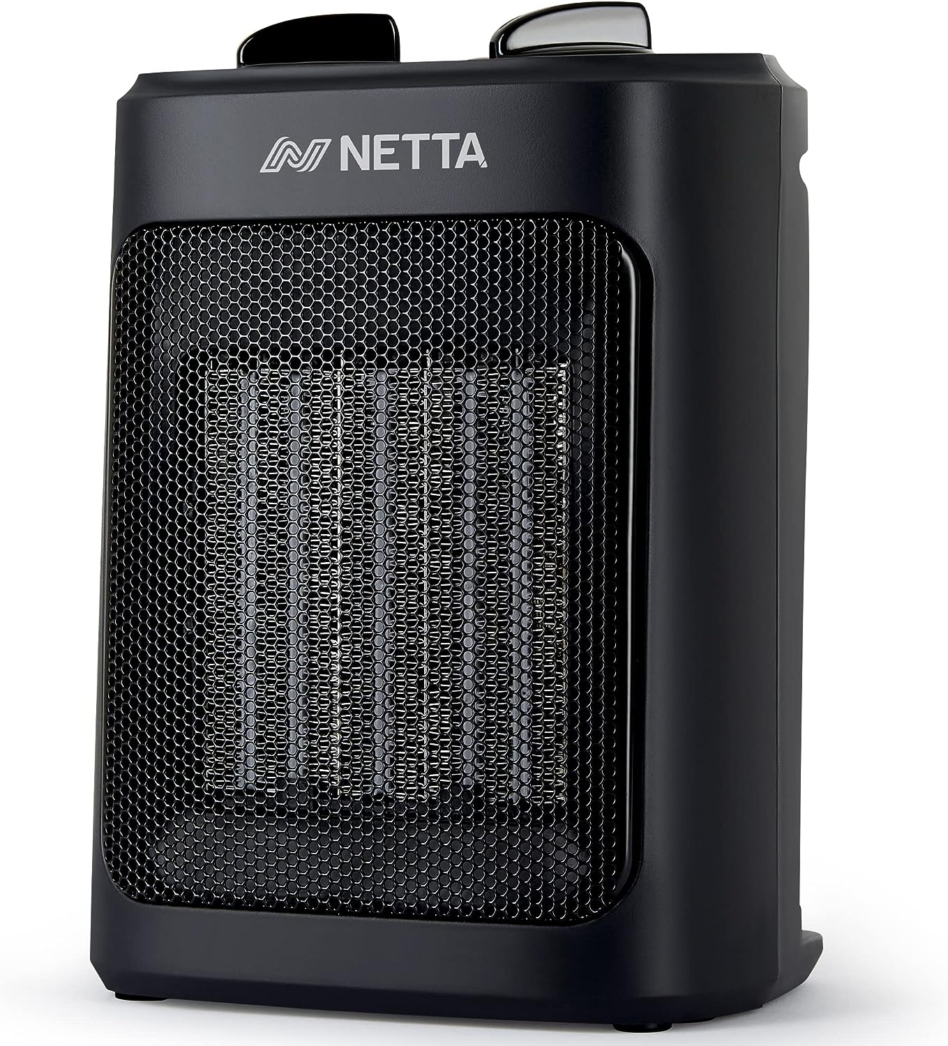 NETTA Heater Ceramic Fan Heater 3 Heat Settings Overheat Protection 2000W