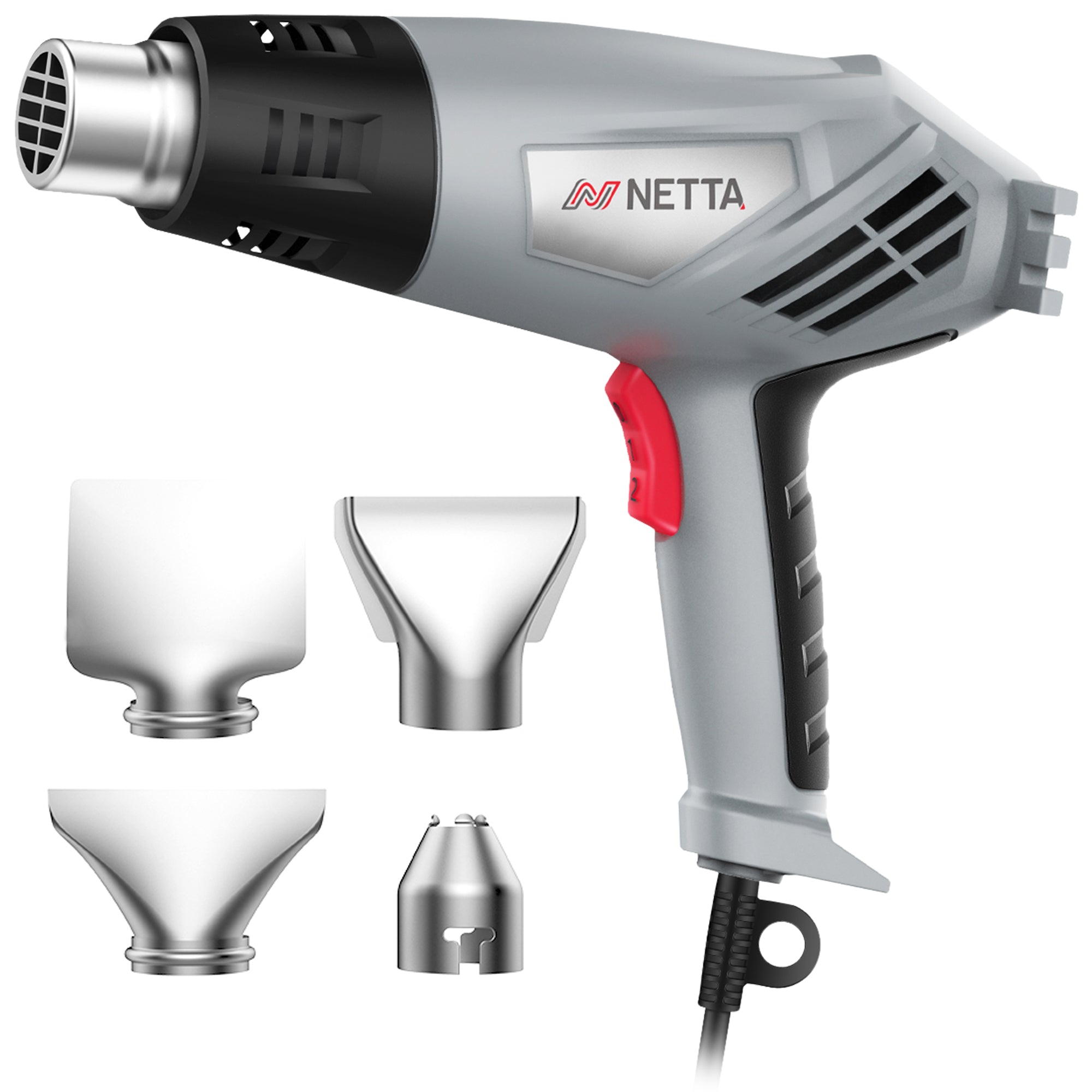NETTA 2000W Heat Gun with Accessories and Case