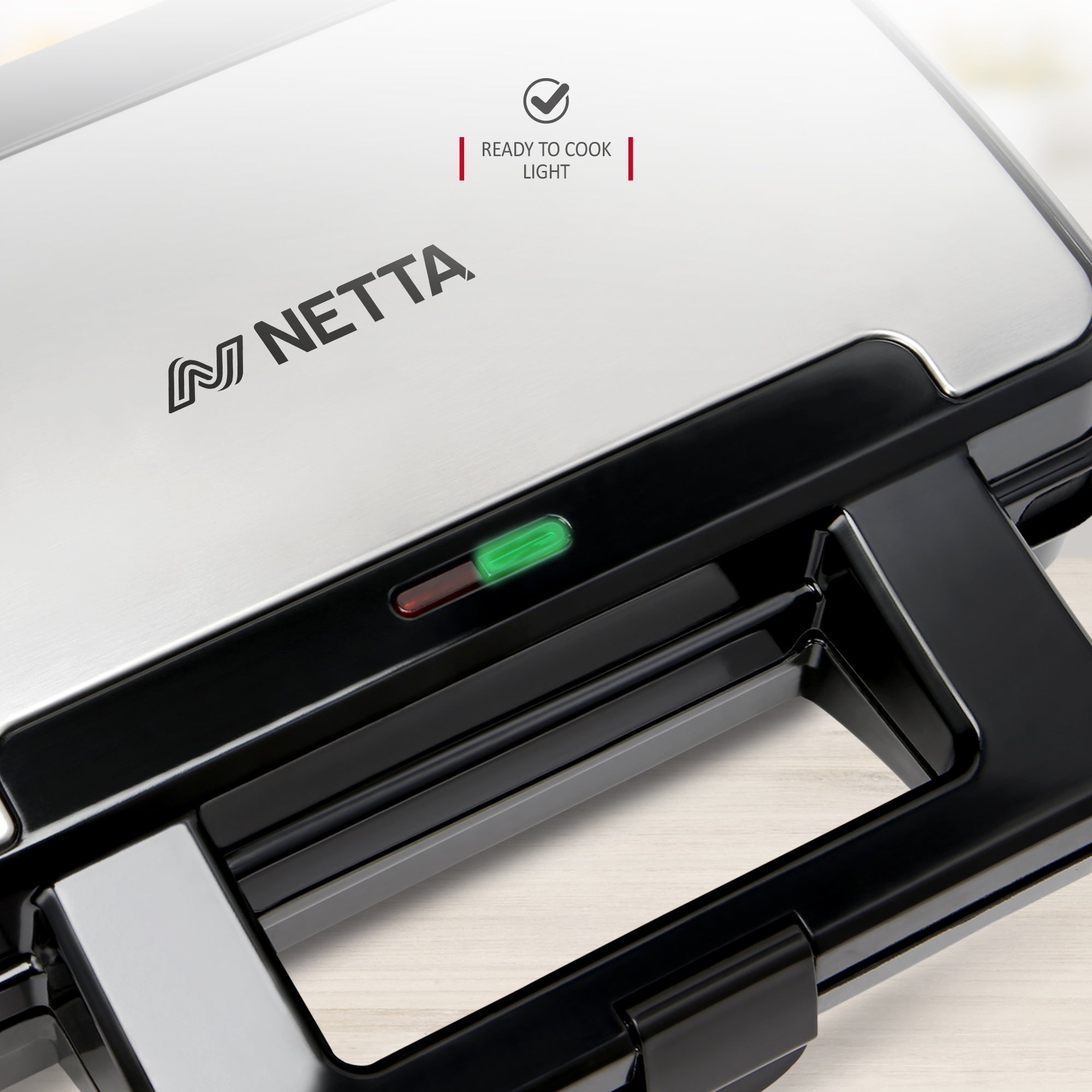NETTA 900W 2 Slice Deep-Filling Sandwich Toastie Maker