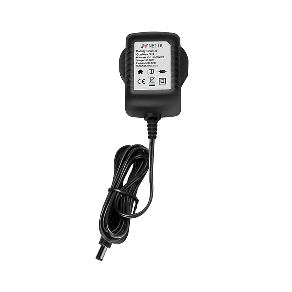 20V Replacement Charger for NETTA Cordless Screwdriver-Drill (UK Plug)