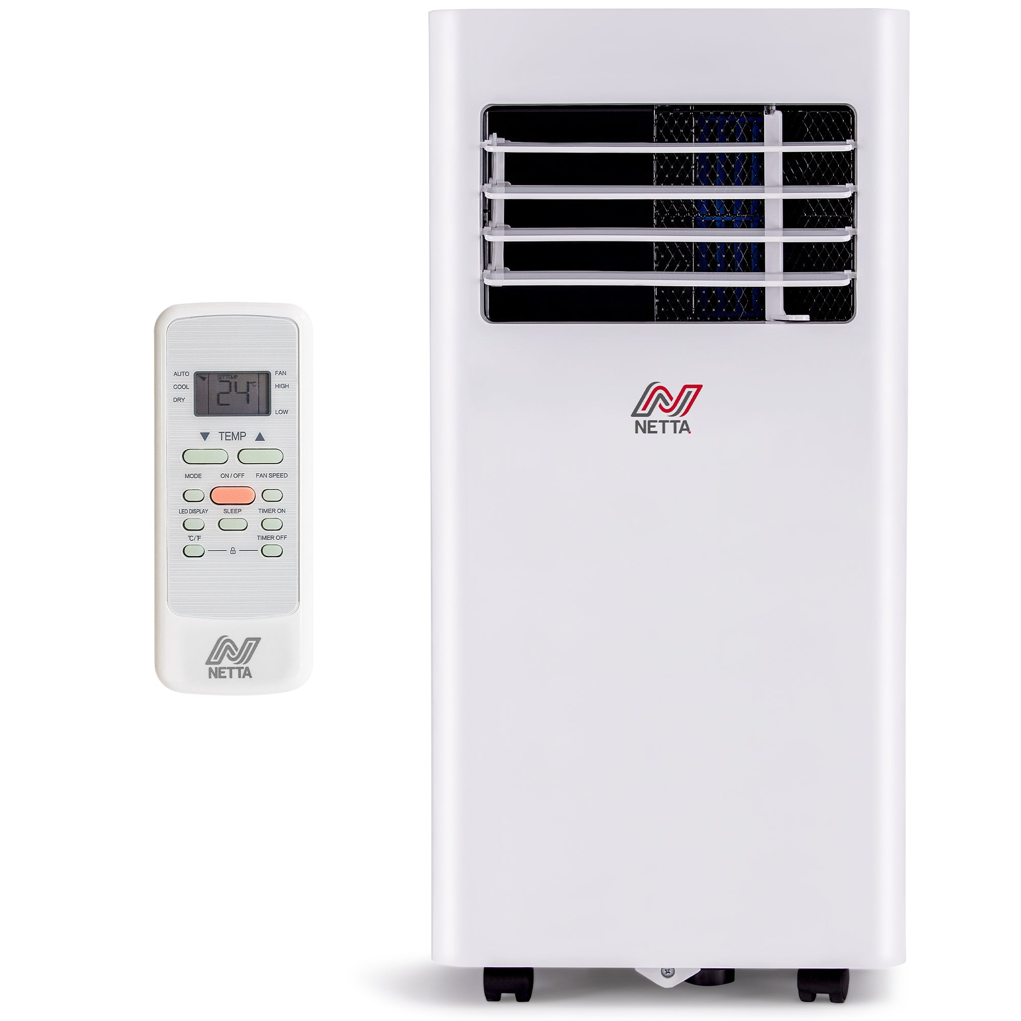 NETTA Portable Air Conditioner 8000BTU Air Con Unit for Rooms up to 20sqm