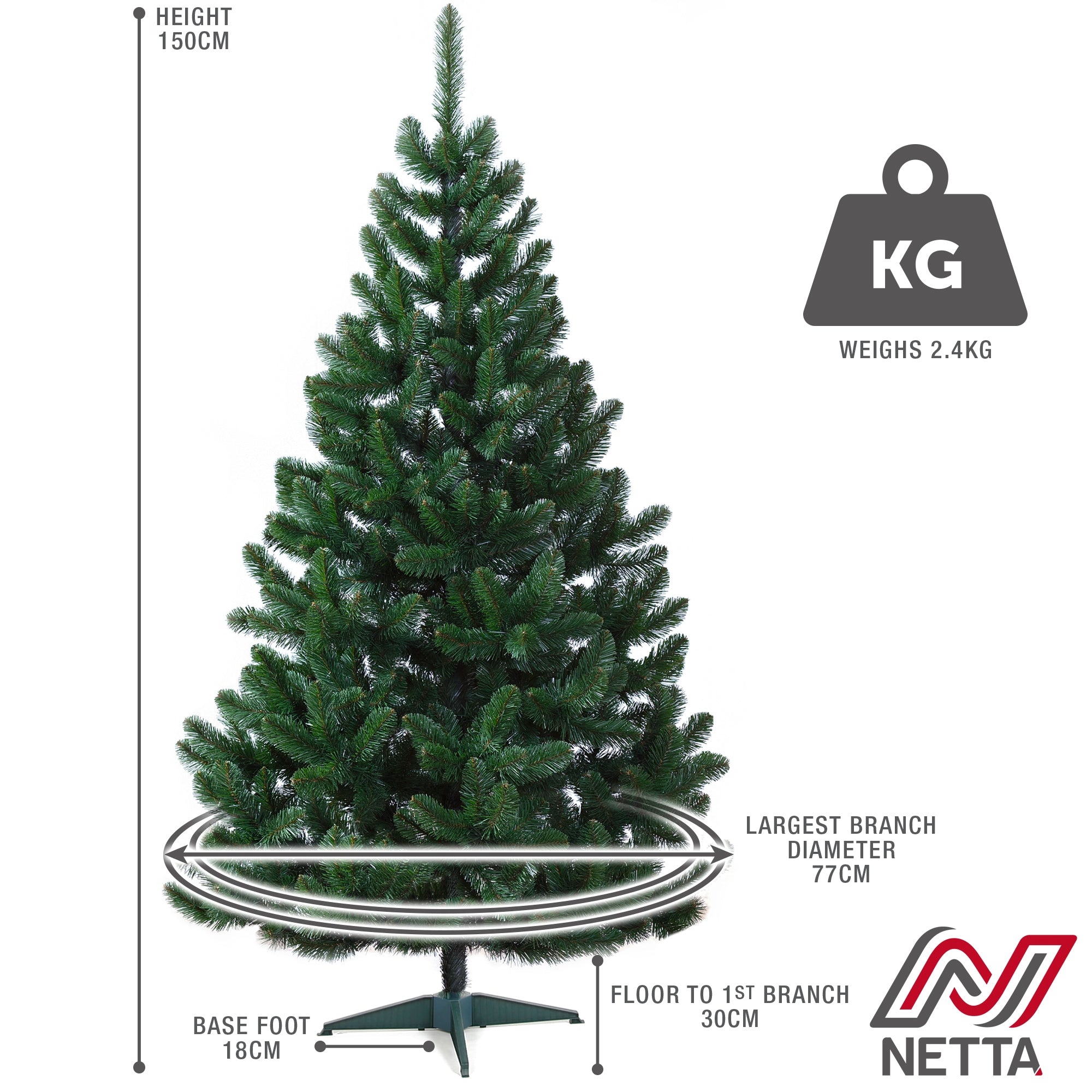 5Ft Artificial Christmas Tree
