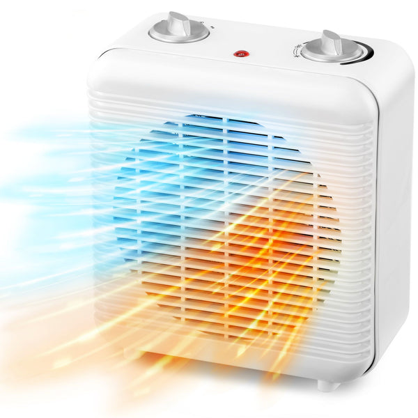 Portable Fan Heater - White