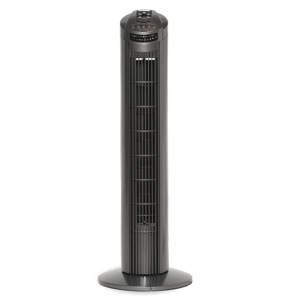 29 Inch Tower Fan with Remote Control - Grey