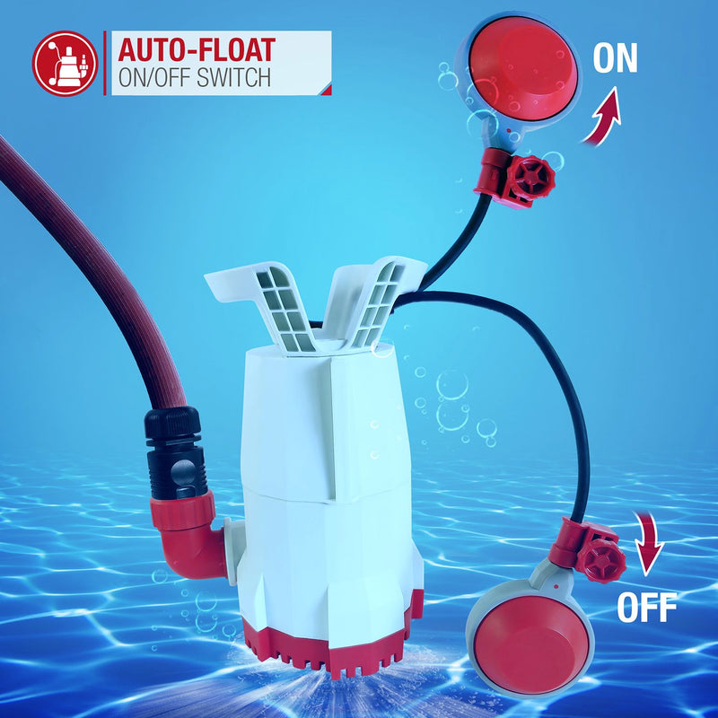 400W Submersible Water Pump with Float Switch