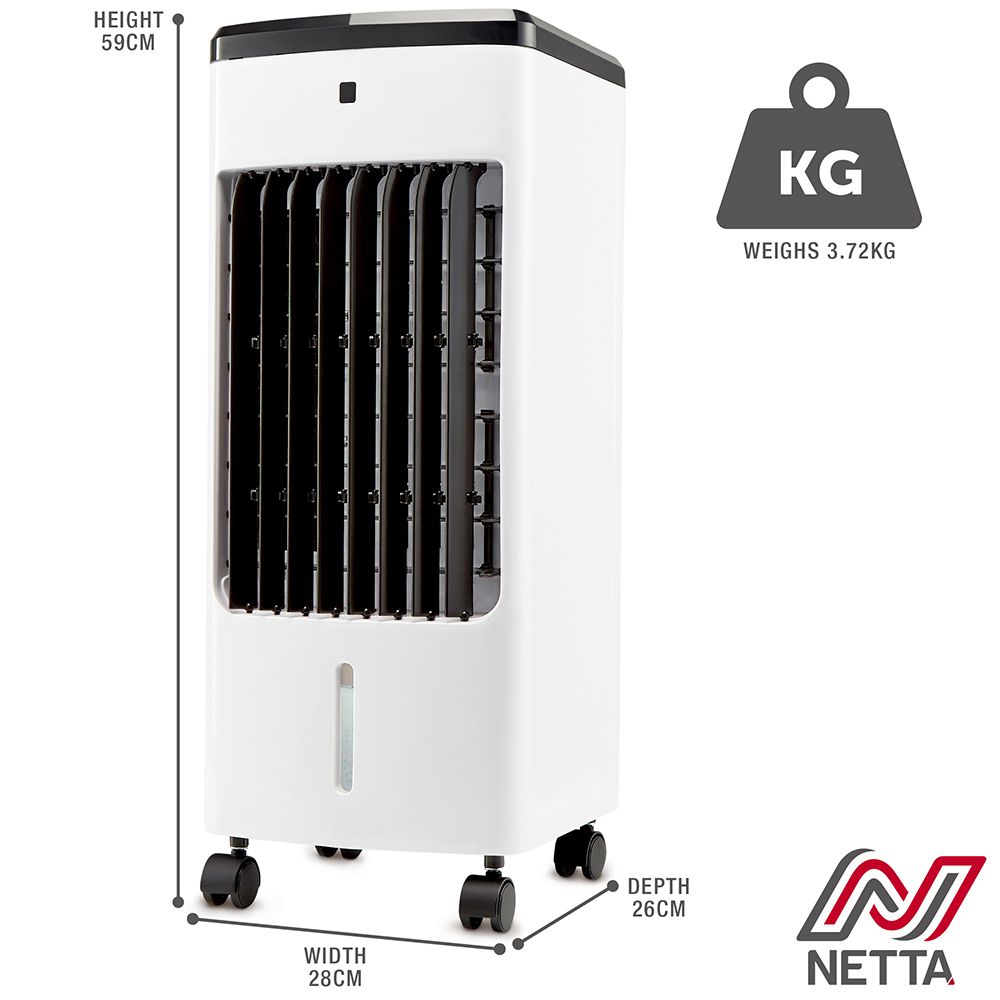 4L Air Cooler with 12 Hour Timer and Remote