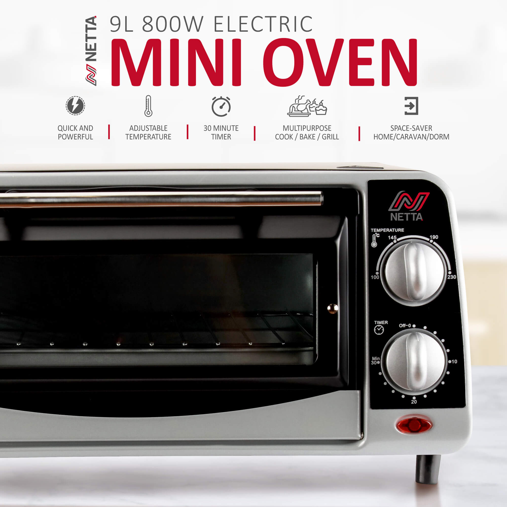 NETTA 9L Mini Oven