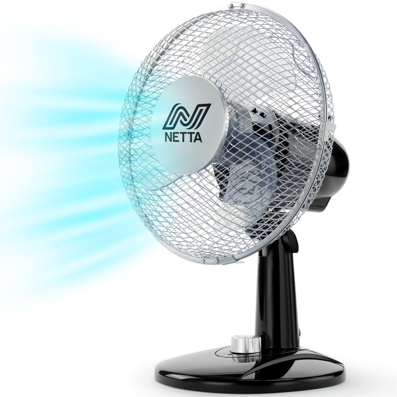 9 Inch 2-Speed Oscillating Desk Fan