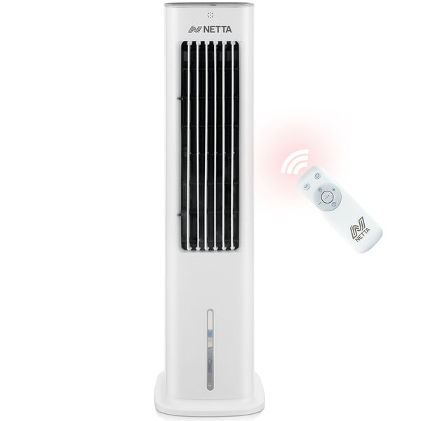 NETTA 5L 3 In 1 Air Cooler - Tower Fan - Humidifier with Remote, 7 Hour Timer