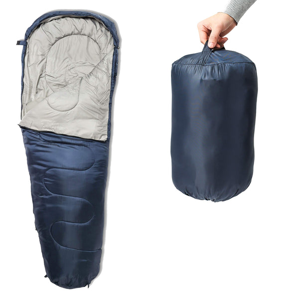 Mummy Sleeping Bag 200gsm - Navy