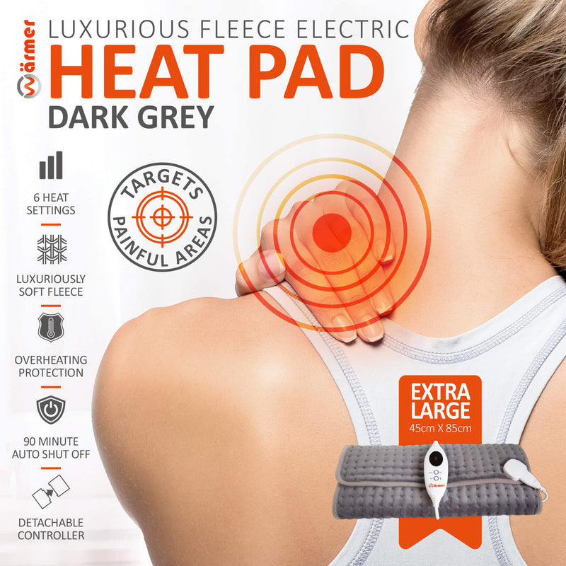 Electric Heat Pad With Fleece Cover - Extra Large